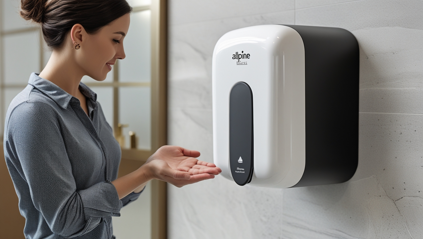 Alpine Hemlock Hand Dryer Model 402-10-WHI