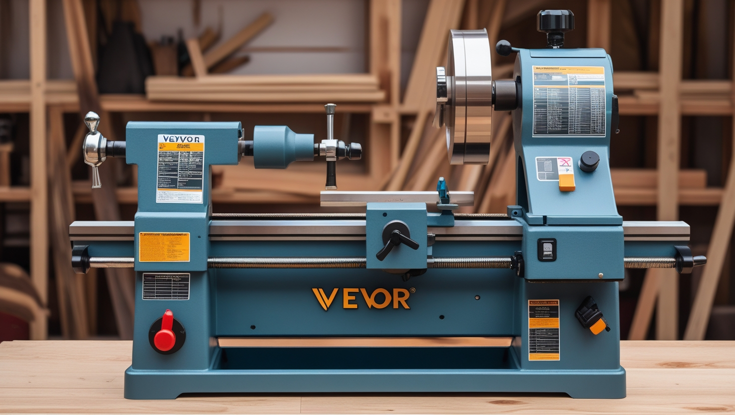 Vevor Wood Lathe Model RLLW 1018 User Manual PDF